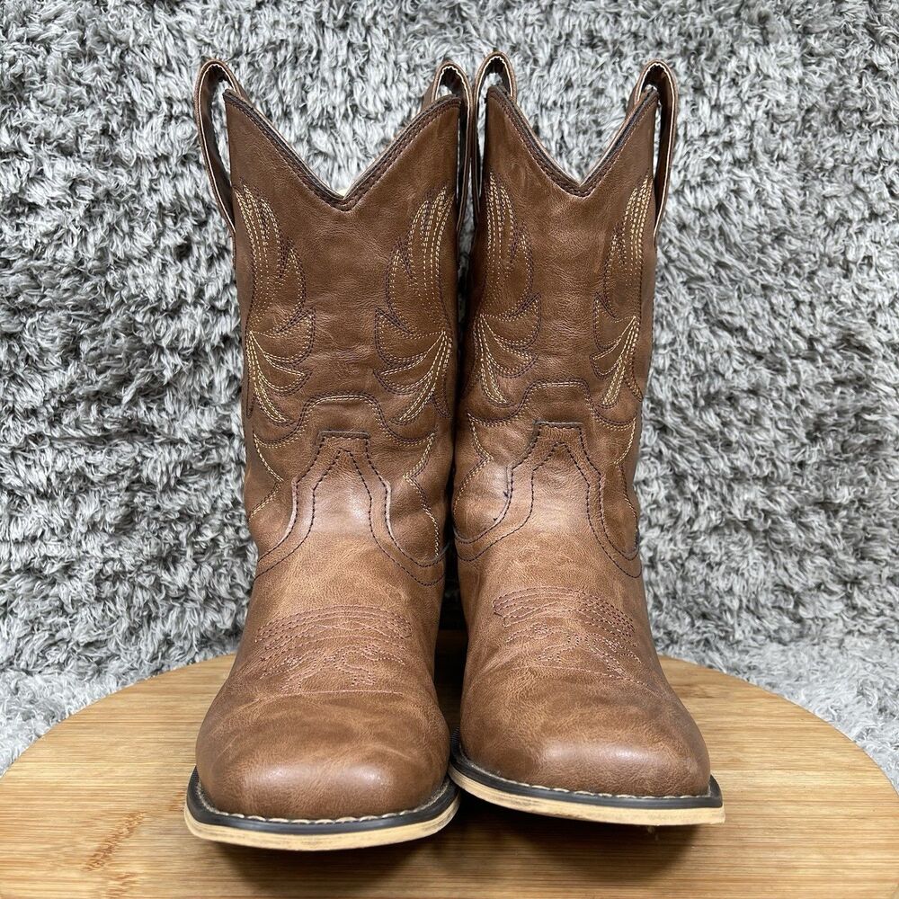 Rollda Kids Cowboy Western Boots Size 7 Riding Rodeo - Picture 3 of 9